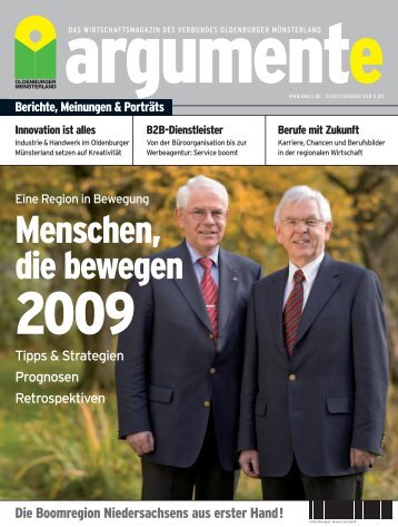 argumente 2009 - Verbund Oldenburger Münsterland