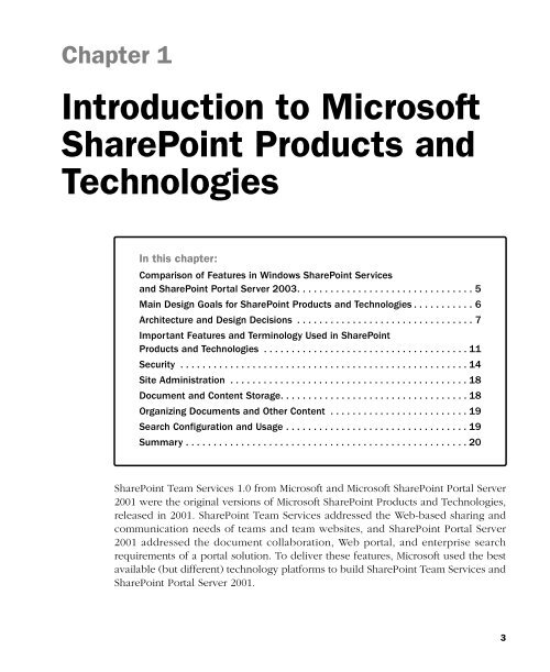 Microsoft Sharepoint Products and Technologies Resource Kit eBook