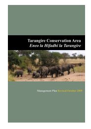 Tarangire Conservation Area - East African Safari and Touring ...