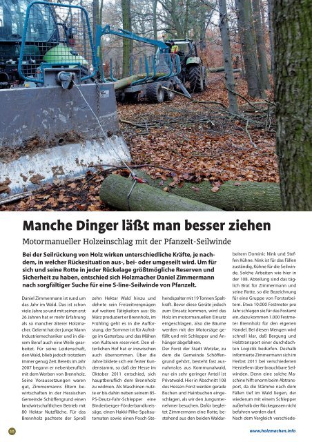 Kompletter Artikel als PDF - Pfanzelt Maschinenbau