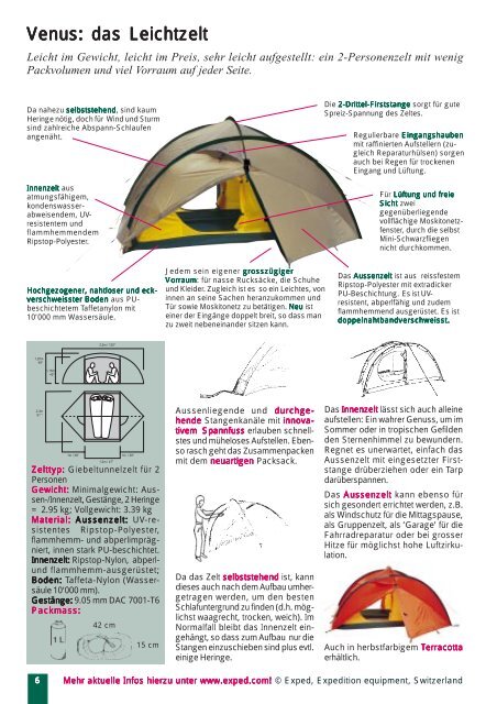 xped Katalog 2002 - Exped.com exped