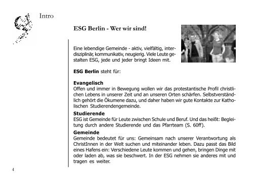 Wintersemester 2005/06 - ESG Berlin