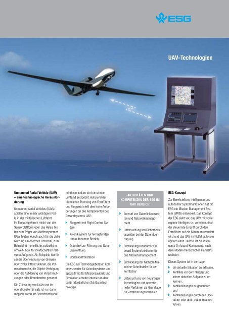 UAV-Technologien - ESG
