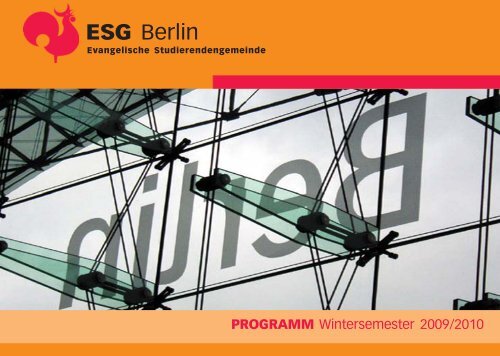 Wintersemester 09/10 - ESG Berlin