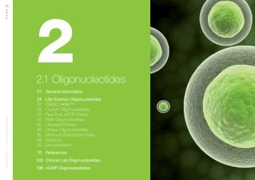 2.1 Oligonucleotides - Eurogentec