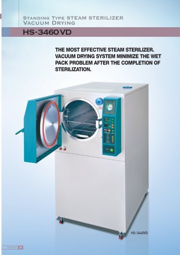 Vacuum Drying Standing Type STEAM STERILIZER HS-3460VD