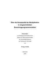 Über die Komplexität der Multiplikation in eingeschränkten ...