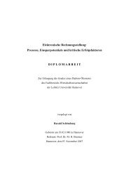 Elektronische Rechnungsstellung - Leibniz Universität Hannover