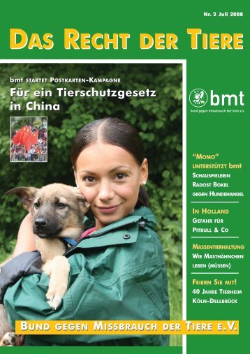 RDT 2/2008 - Bund gegen Missbrauch der Tiere ev