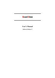 ScanView User's Manual - SITRONIC