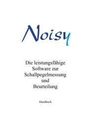 Noisy-Handbuch - Wölfel Beratende Ingenieure GmbH + Co.