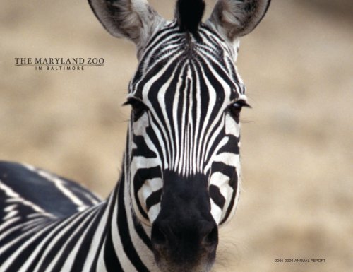 2005-2006 ANNUAL REPORT - The Maryland Zoo in Baltimore