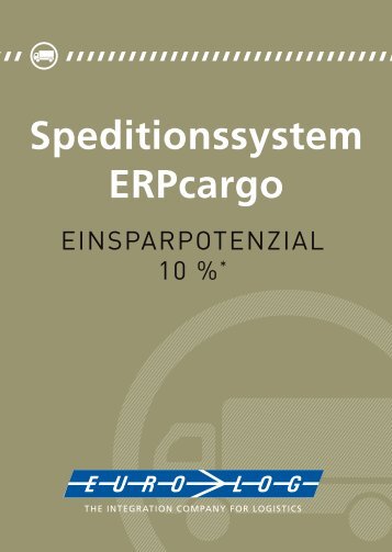 Das Speditionssystem ERPcargo von EURO-LOG