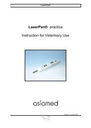 LaserPen® practice Instruction for Veterinary Use - RJ Laser