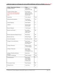Banner Access Authorization Form