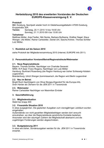 jhv2010.pdf - Europe-Klassenvereinigung