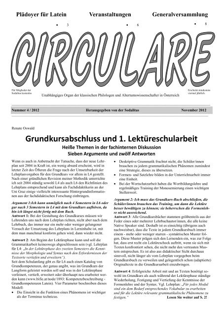 2012/4 Circulare (pdf) - Schule.at