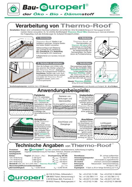 Thermo-Roof - Europerl