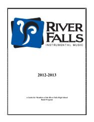 River Falls High School - School District of River Falls