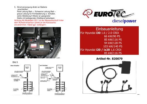 Einbauanleitung Hyundai i30 II (GDH) - EuroTec