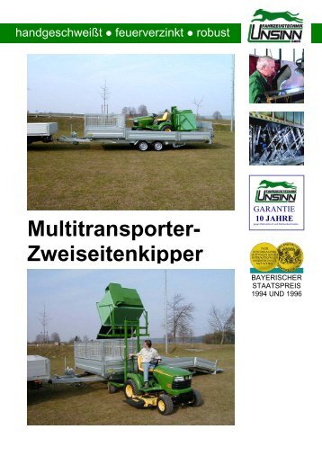 Multitransporter- Zweiseitenkipper