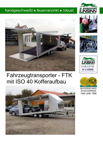 Unsinn geschlossene Autotransporter