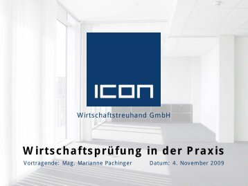 Saldenbestätigungsaktion - ICON Wirtschaftstreuhand GmbH