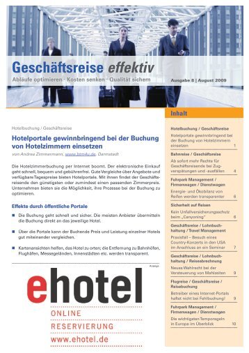 Seminare und Kongresse - Geschäftsreise effektiv