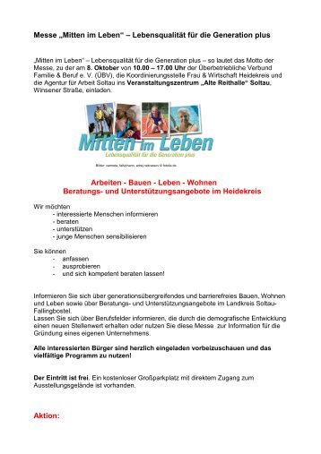 Arbeiten – Bauen – Leben - Koordinierungsstelle Frau & Wirtschaft ...