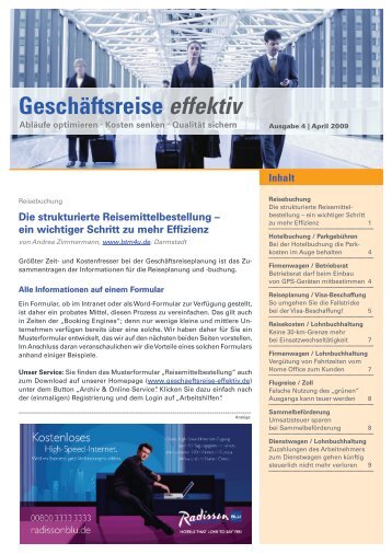 PDF-Download der gesamten Ausgabe - Geschäftsreise effektiv