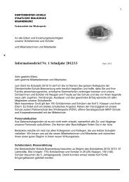 Informationsbrief Nr. 1 Schuljahr 2012/13 - Realschule Brannenburg