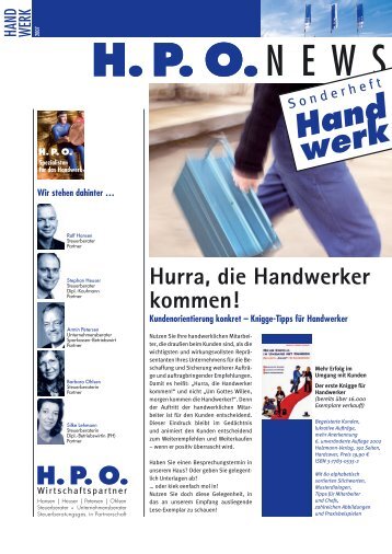 Hand werk - HPO Wirtschaftspartner