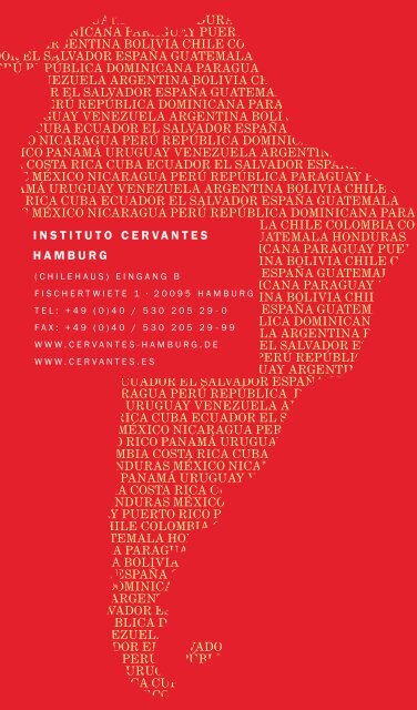 Januar - März enero - Marzo 2011 - Instituto Cervantes Hamburg