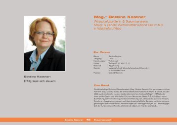 Mag.a Bettina Kastner - gendernow