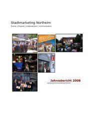 Jahresbericht Stadtmarketing Northeim e.V. im PDF-Format