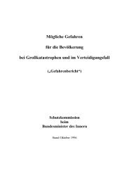 1. Gefahrenbericht (PDF, 135KB) - Schutzkommission