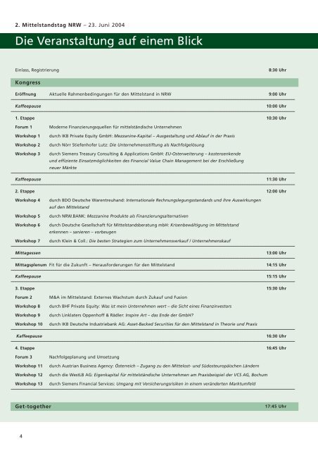 2. Mittelstandstag NRW - Convent