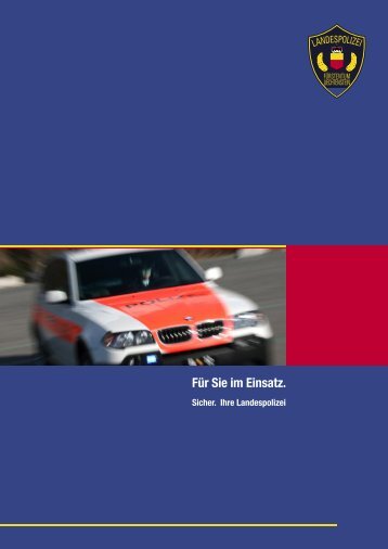 Für Sie im Einsatz. - Landespolizei Liechtenstein