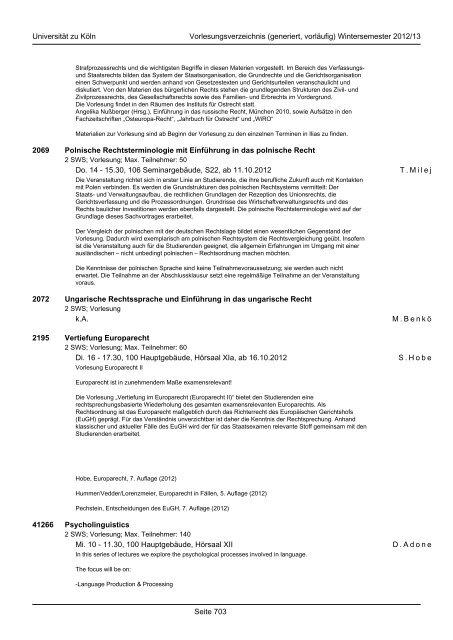 Studium Integrale - koost - Universität zu Köln