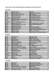 Termine aller Vereine der Gesamtgemeinde Eutingen im Gäu ab ...
