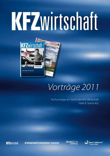 AutoZum 2011, Fachvorträge am Stand der KFZ ... - Automotive
