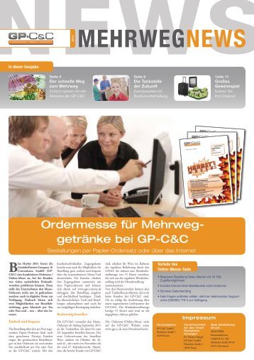 Ordermesse für Mehrweg- getränke bei GP-C&C - GP-C&C GmbH