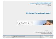 Workshop Computerspielsucht