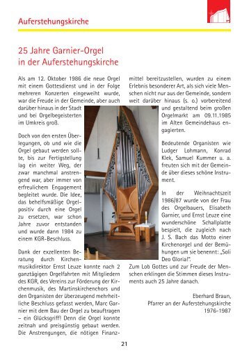 Auferstehungskirche - Evangelische Kirche Kirchheim u. Teck