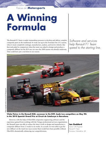 A Winning Formula - Siemens PLM Software