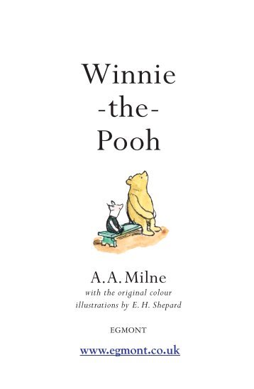 Winnie -the- Pooh - Egmont