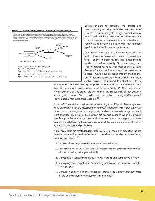 Winning at New Products: Pathways to Profitable Innovation