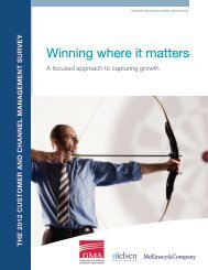 Winning where it matters - McKinsey & Company