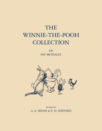 THE WINNIE-THE-POOH COLLECTION - Peter Harrington
