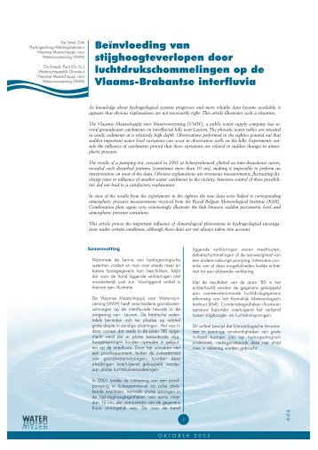 volledig artikel in pdf-versie - Tijdschrift WATER